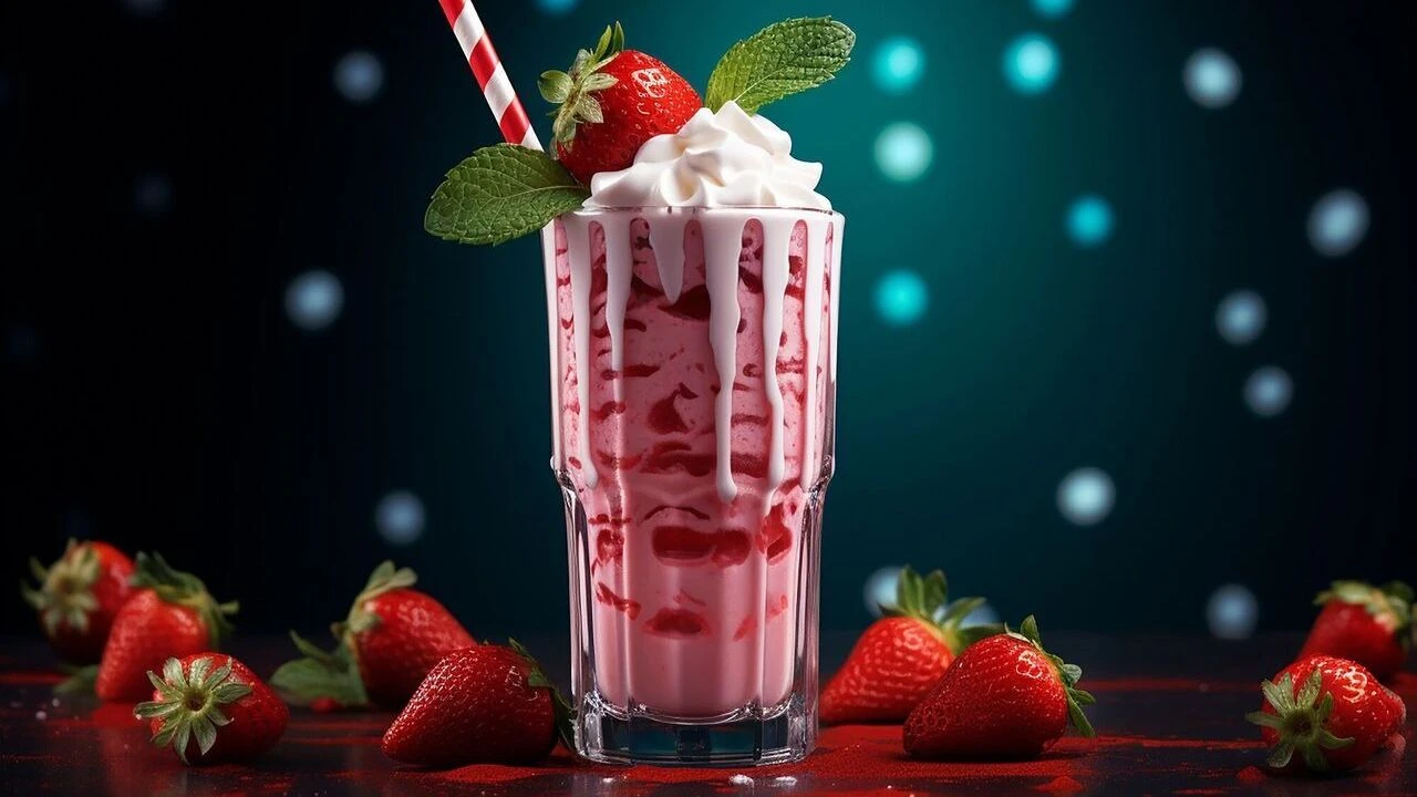 Çilekli Milkshake